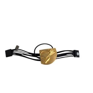 Anne-Marie Chagnon Black and Gold Bracelet